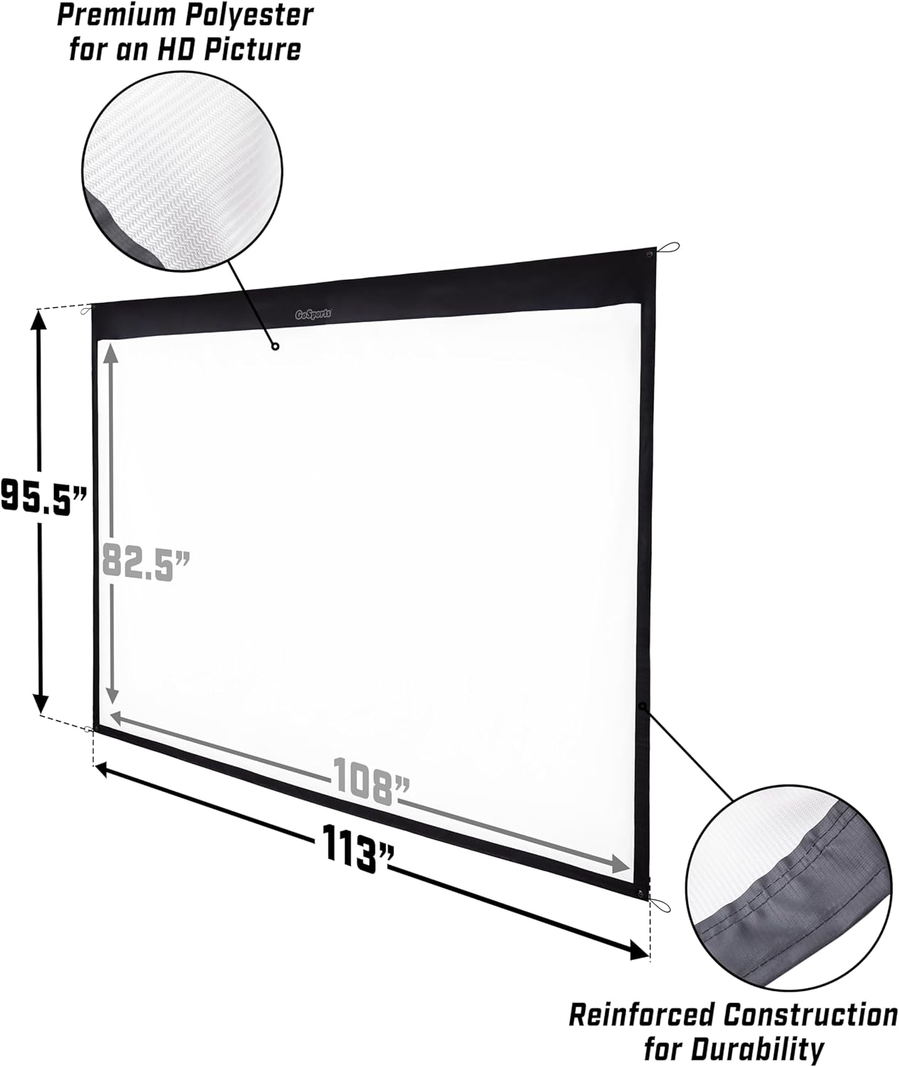 GoSports Golf Simulator Impact Screen - 10x7