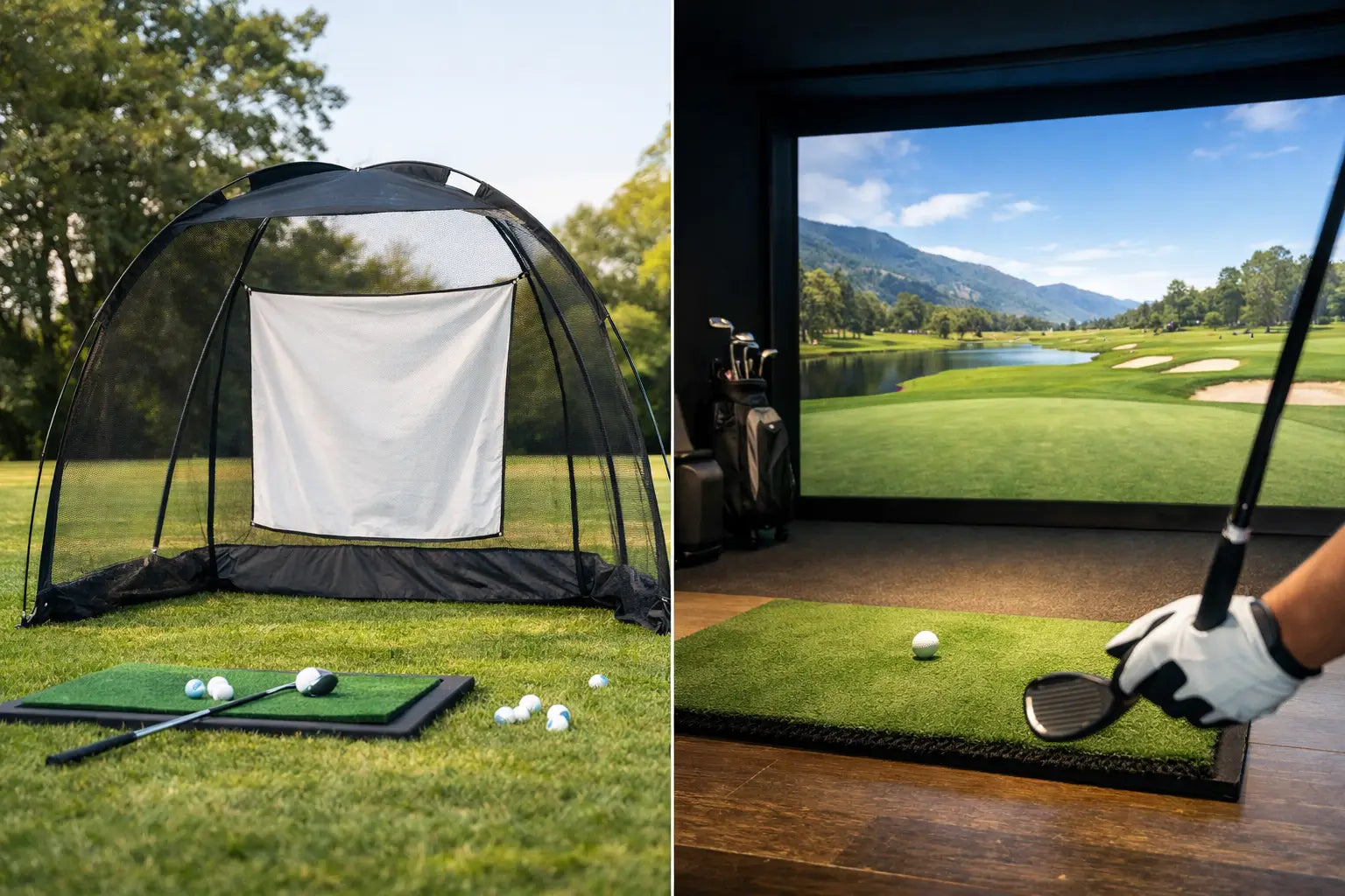 Golf Practice Net vs Simulator: Which Fits?
