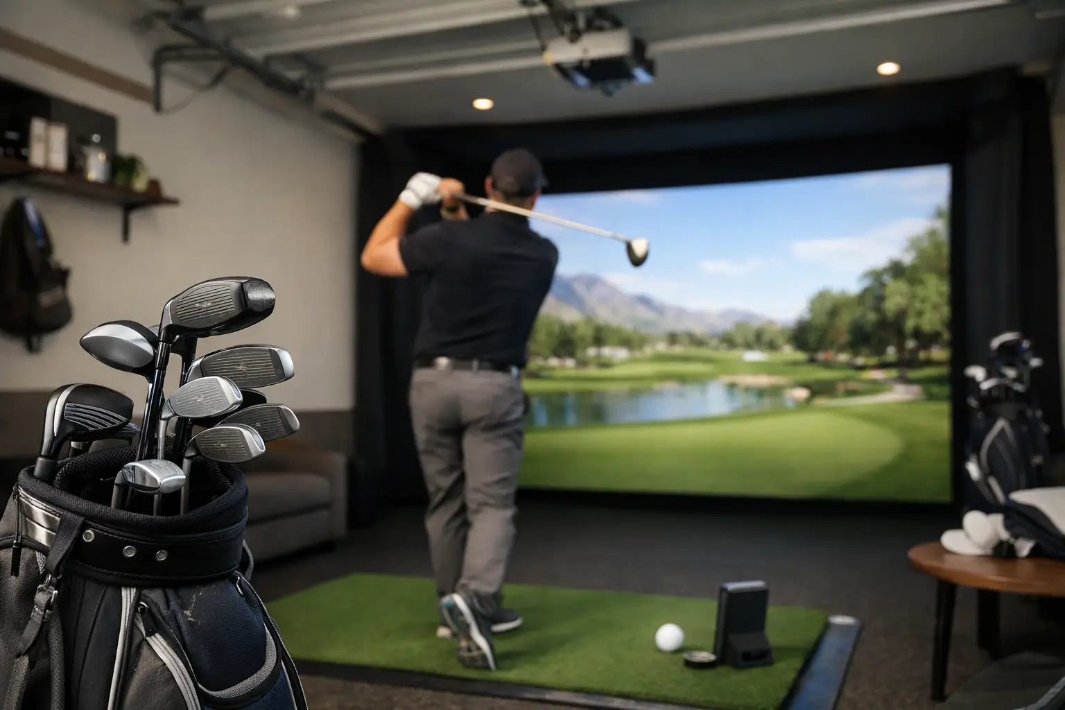 9 Garage Golf Simulator Ideas That Work