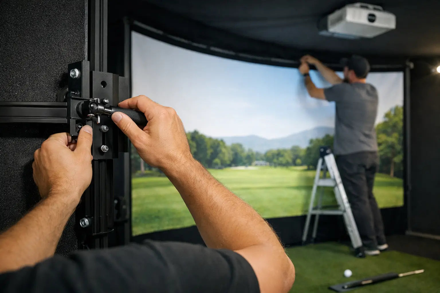 How to Mount Simulator Screen the Right Way