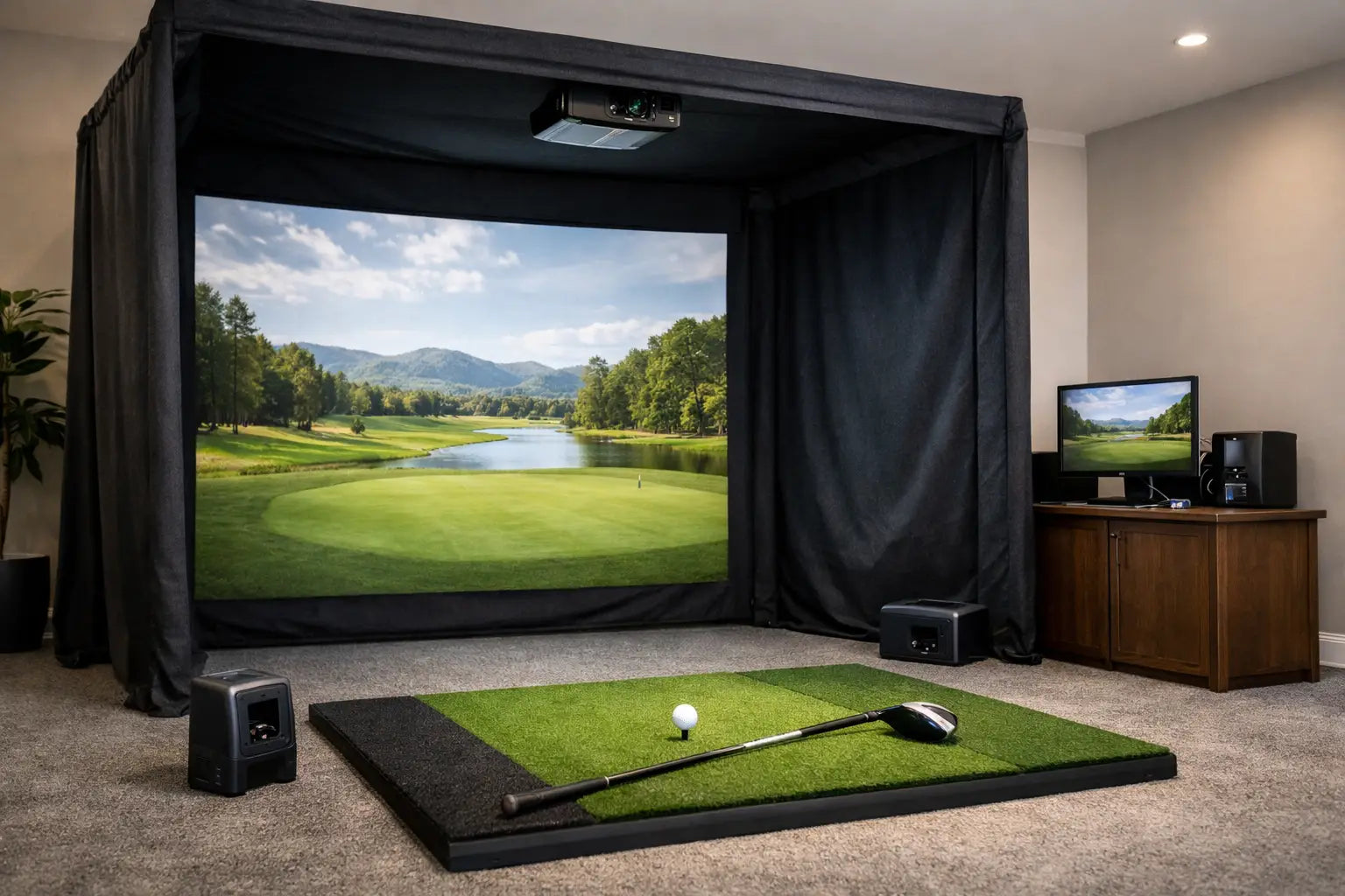 Golf Simulator Enclosure Packages Explained