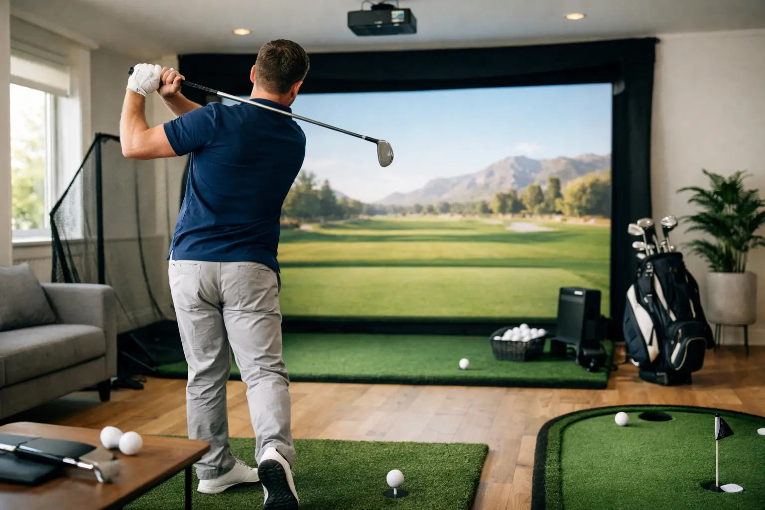 How to Practice Golf Indoors at Home
