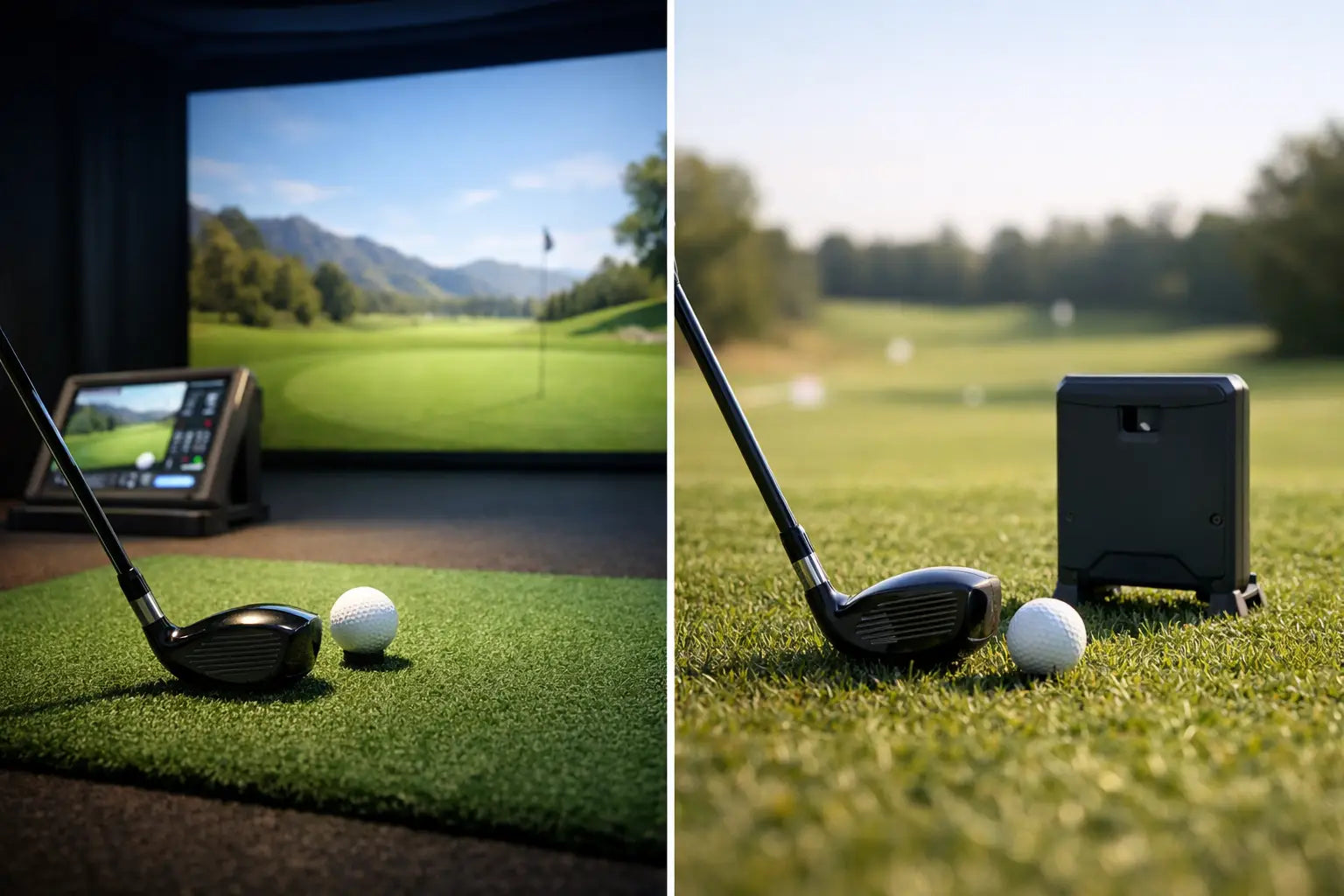 Golf Simulator vs Launch Monitor: Which Fits?