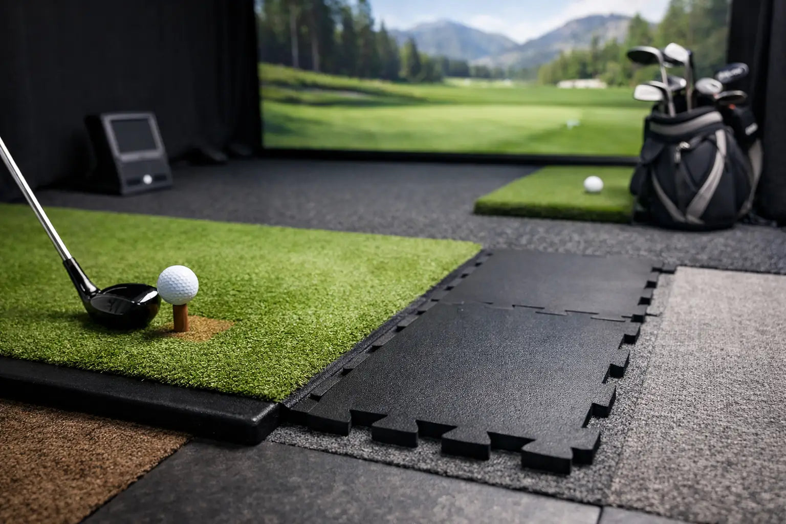 Best Golf Simulator Flooring Options