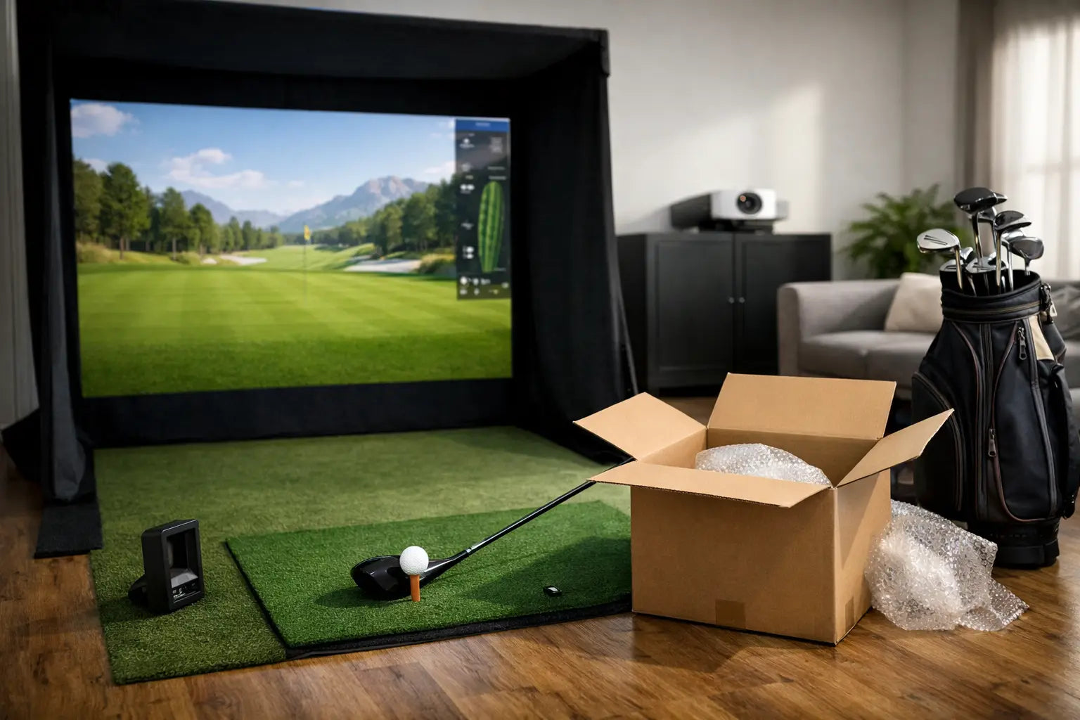Free Shipping Golf Simulators That Fit