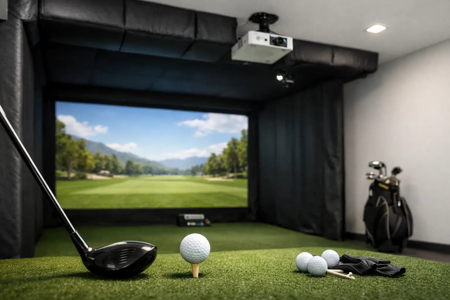 Golf Simulator Ceiling Height Requirements