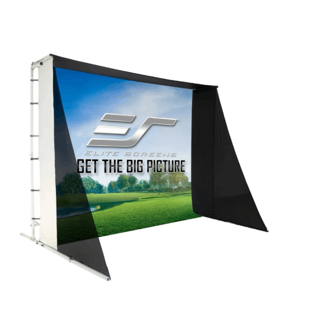 Elite Screens Portable Golf Sim Bay