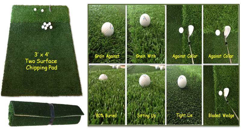 Pro Putt Systems 3′ x 4′ Apron and Rough Chipping Mat