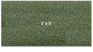 Golf practice mat with grass texture, dimensions '3' x '5'