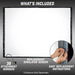 Replacement simulator screen with attachment bungees and easy replacement instructions on a gray background.