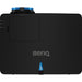  Benq LK936ST projector with blue accents on a white background from the top
