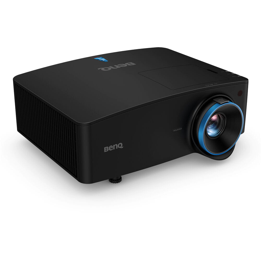 BenQ LU935ST projector on a white background from the front right view