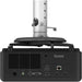 Back view of a BenQ LW830ST projector with multiple ports on a white background