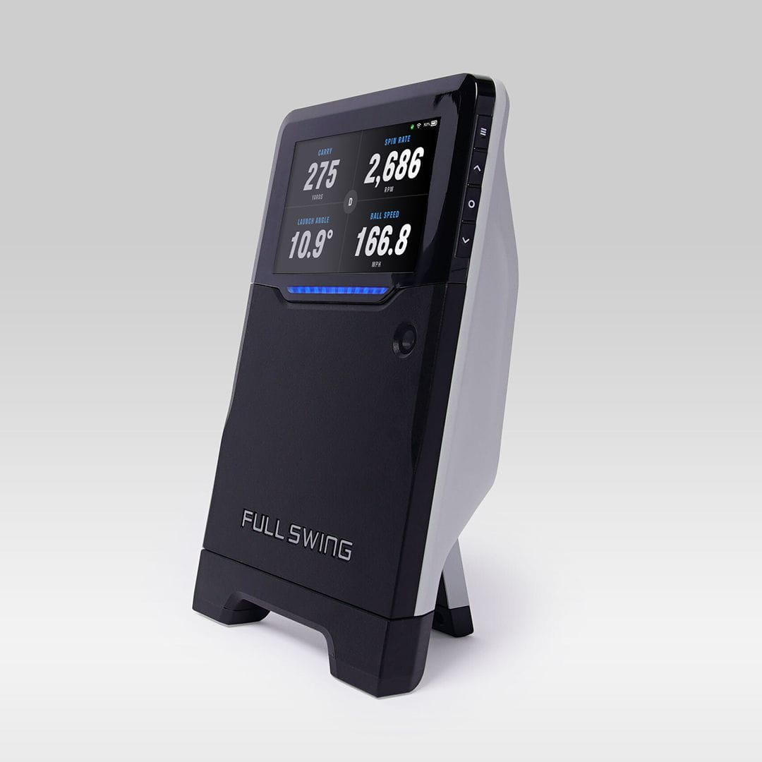 Full Swing Launch Monitor front-side view on a white background