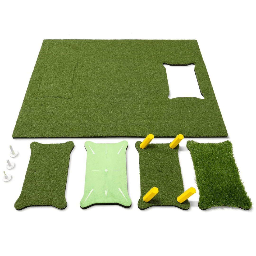 GoSports 5 ftx4 ft PRO Golf Practice Hitting Mat on white background