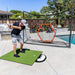 GoSports All-Weather Golf Ball Tray - Black in use outdoor