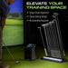 Golf training simulator setup with GoSports Golf Club Display