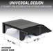 GoSports Golf Simulator Projector Cover - Floor Mounted Enclosure measurements on white background