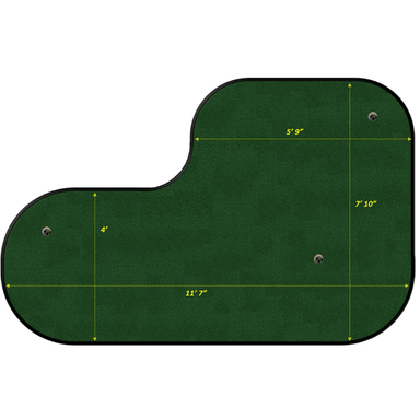  Pro Putt Systems Pro Shop Model Putting Green on white background