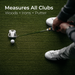 Golf club measurement features of the RSG ONE
