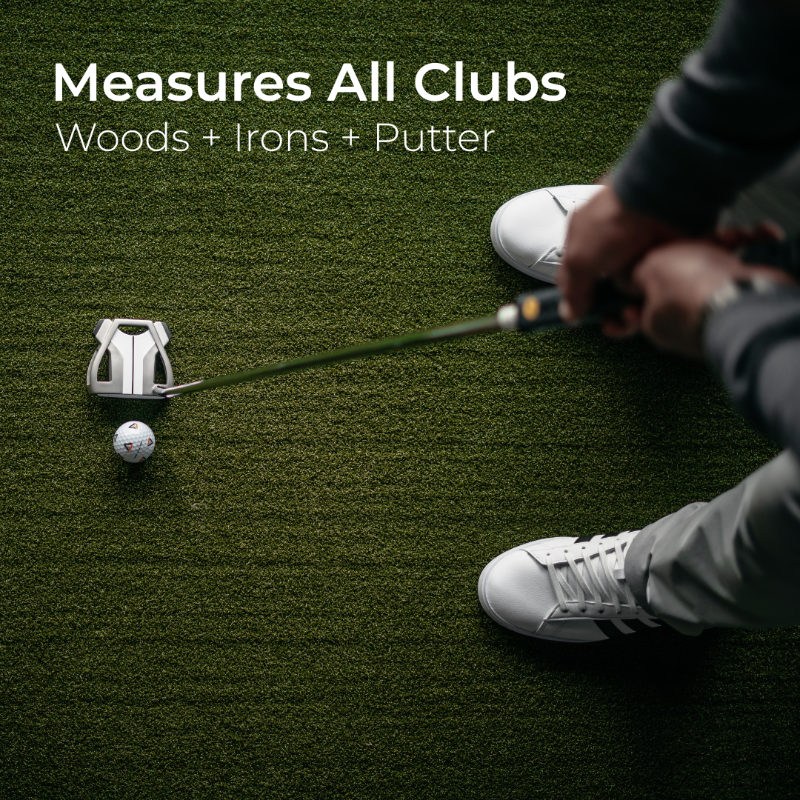 Golf club measurement features of the RSG ONE