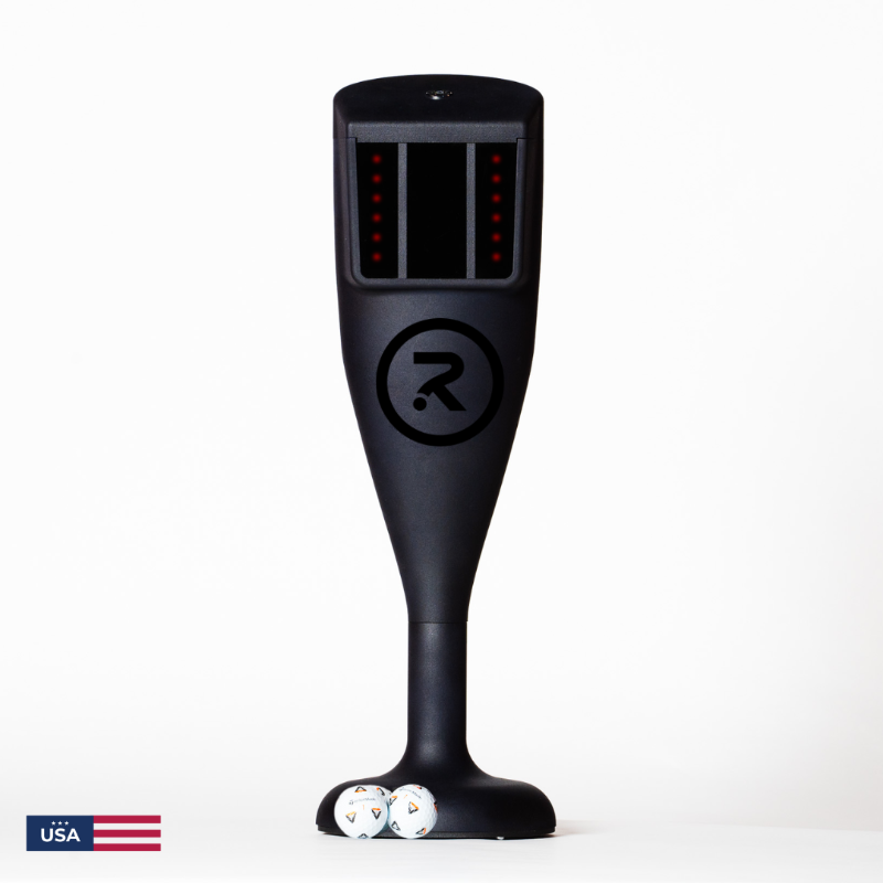 RSG ONE golf simulator on white background