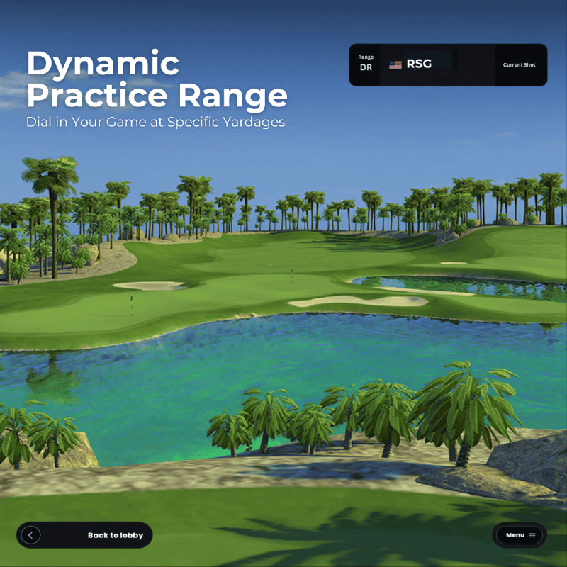 RSG software with screenshot showing the 'Dynamic Practice Range'.