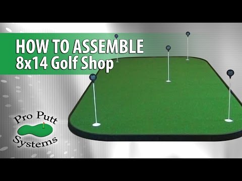 Pro Putt Systems Golf Shop Putting Green — Assembly Demo