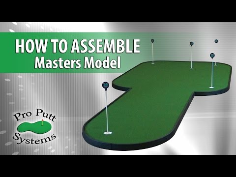 Pro Putt Systems Masters Putting Green — Assembly Demo
