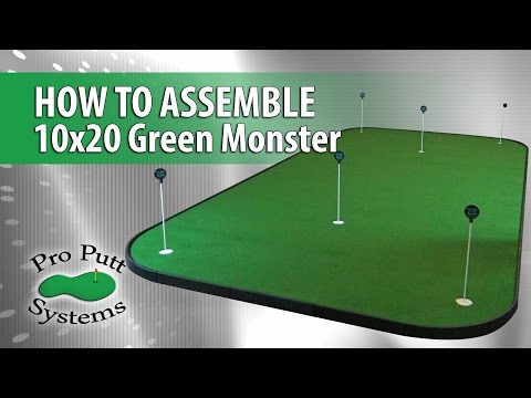 Pro Putt Systems Green Monster Putting Green — Assembly Demo