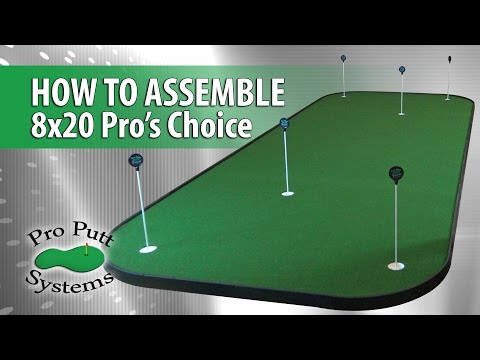 Pro Putt Systems Pro's Choice Putting Green — Assembly Demo