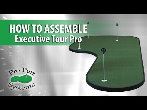 Pro Putt Systems Executive Tour Pro XL Putting Green — Assembly Demo