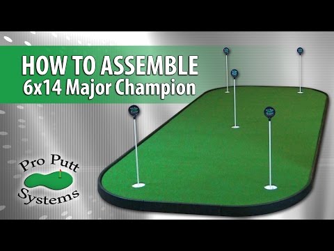 Pro Putt Systems Major Champion Putting Green — Assembly Demo